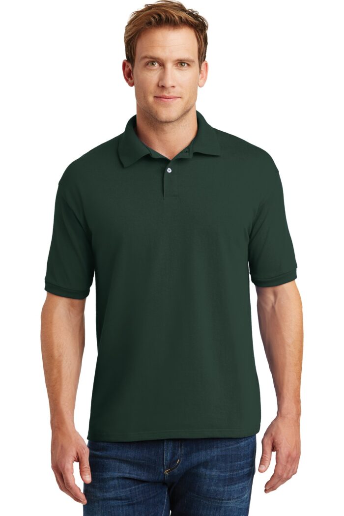 Hanes ®  EcoSmart ®  - 5.2-Ounce Jersey Knit Sport Shirt. 054X - Image 9