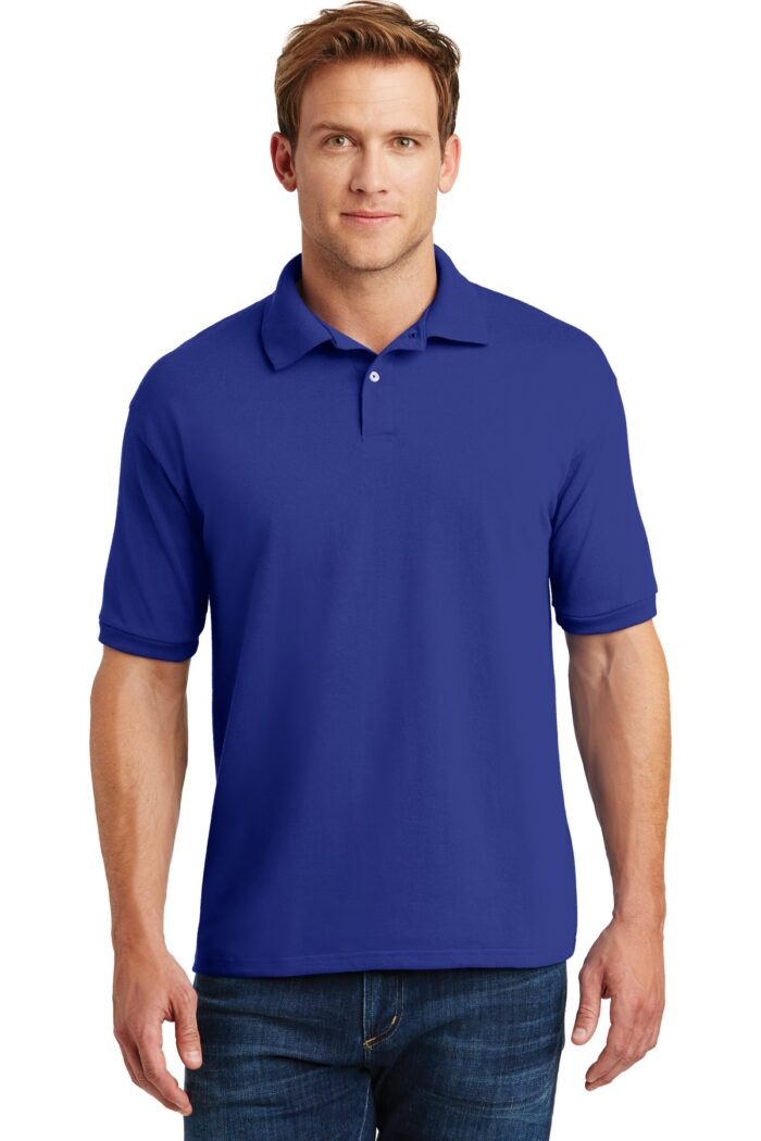 Hanes ®  EcoSmart ®  - 5.2-Ounce Jersey Knit Sport Shirt. 054X - Image 10