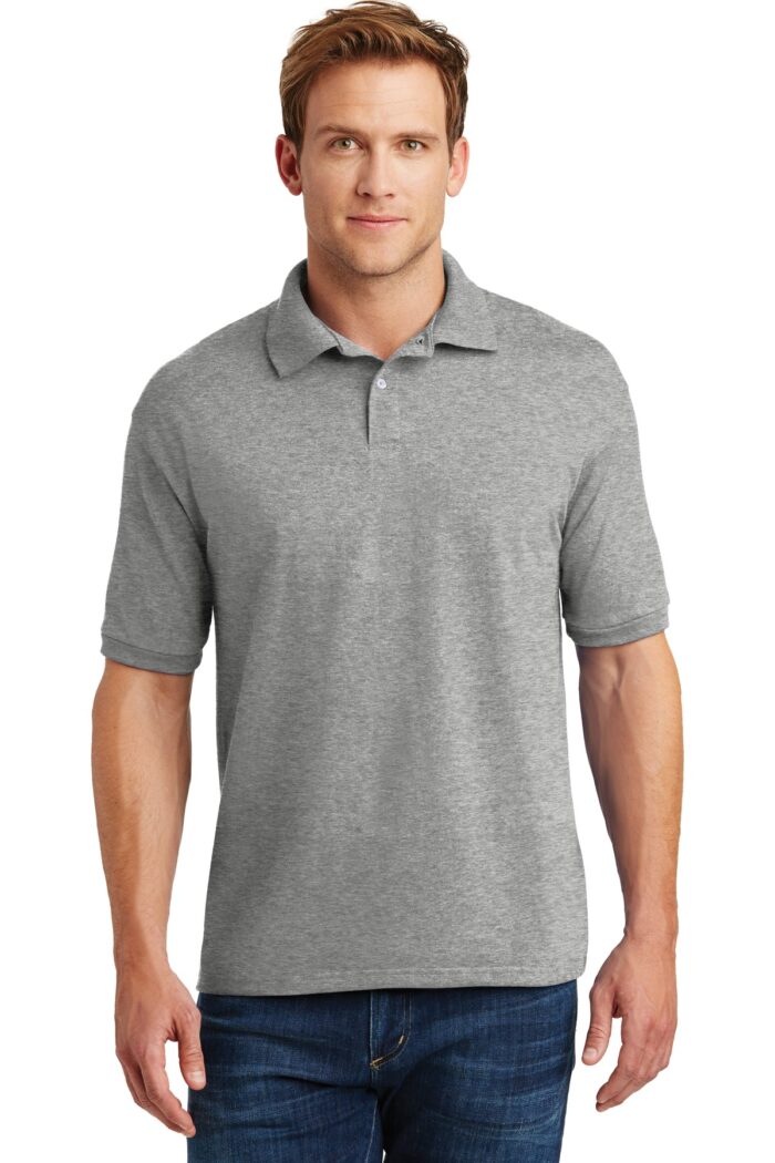 Hanes ®  EcoSmart ®  - 5.2-Ounce Jersey Knit Sport Shirt. 054X - Image 6