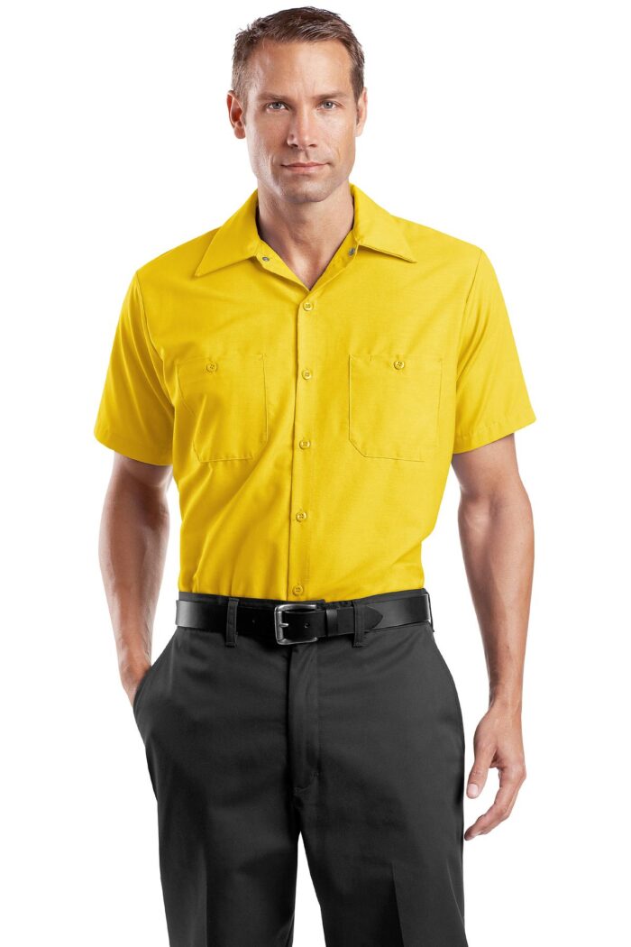 Red Kap ®  Short Sleeve Industrial Work Shirt.  SP24 - Image 11